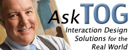 AskTog: Interaction Design Solutions for the Real World